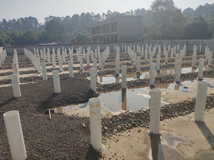 火山巖用作濕地填料